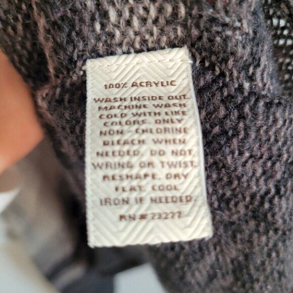 💘Sonoma Gray/Black Stripe Lightweight Poncho Women's Size S-M - Picture 12 of 12